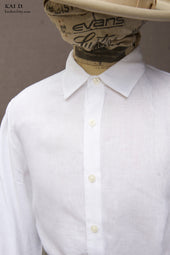 Delancey Shirt Belgian Linen Pure S M Xl Xxl