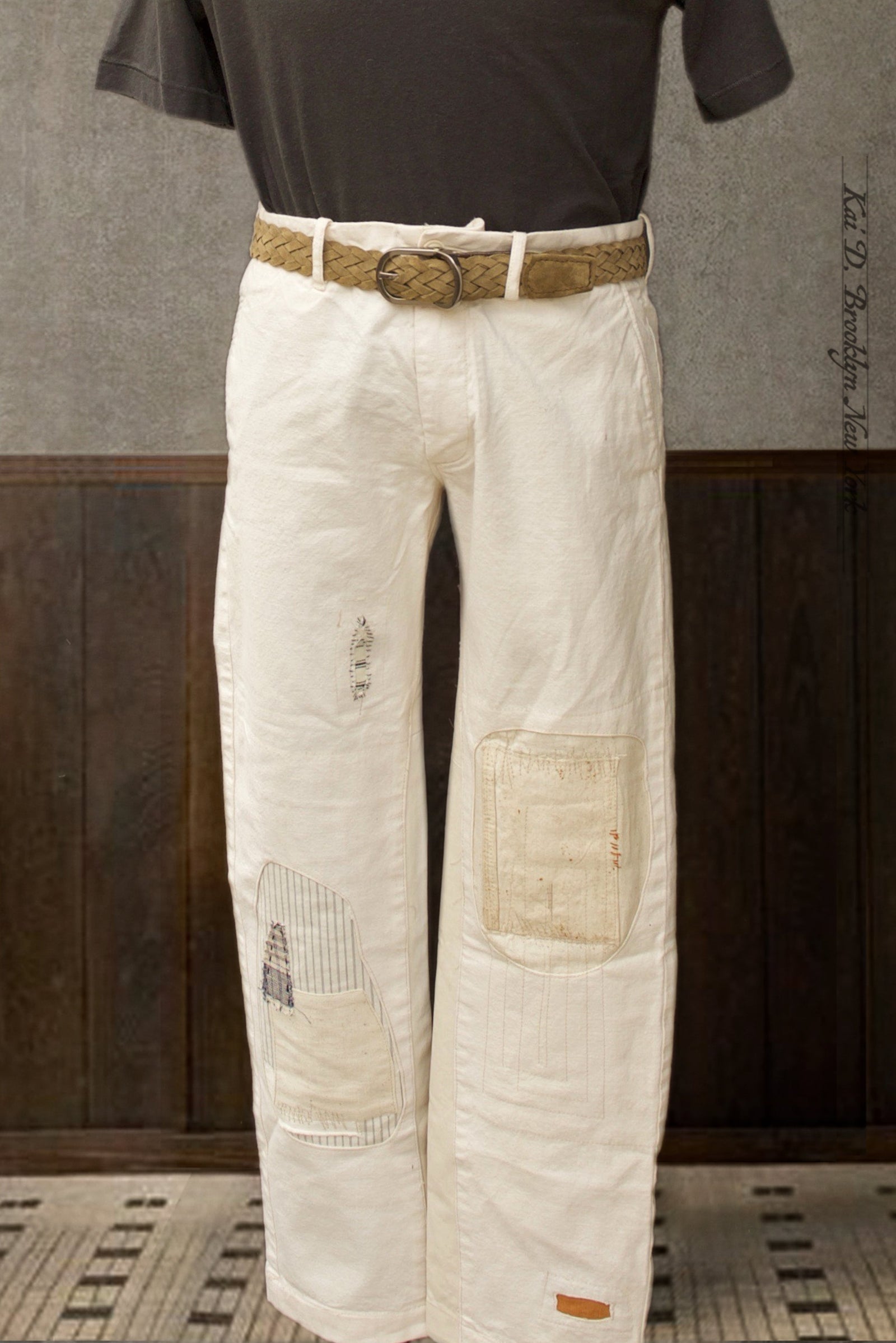 Boro White Cotton Pants - Gavin - 31 (NO RETURN)