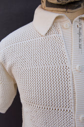 1960s Crochet Shirt Xl Xxl