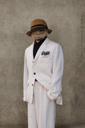 Charlie Three Button Blazer Gauze M L