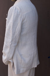Charlie Three Button Blazer Gauze M L