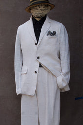 Charlie Three Button Blazer Gauze M L