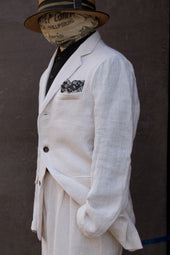 Charlie Three Button Blazer Gauze M L