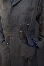 Wilson Lab Coat Herringbone Wool M