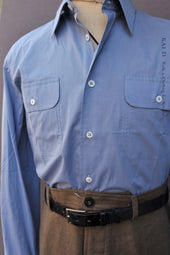 Writer S Shirt Smoke Blue L Xl