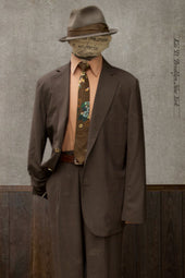 Writer S Jacket Super 130s Wool Bark 48 50