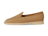 Stride Loafers In Glove Suede With Natural Sole