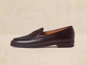 Grand Fleurus Penny Loafers in Dark Brown Noble Calf