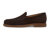 Antibes Loafers In Moka Brown Luxe Suede