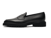 Pall Mall Loafers In Hatch Grain Calf With Shearling