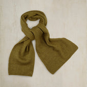 Muskox Knitted Scarf In Khaki
