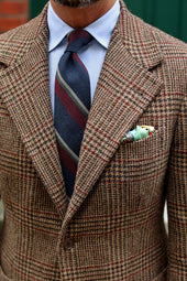 Japanese Striped Wool Tie