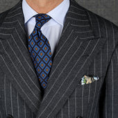 Ukiyo E Silk Pocket Square Ukimodo 40x40cm