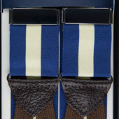 Barathea Braces Blue
