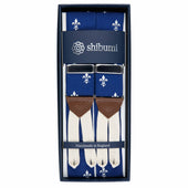 Barathea Braces - Royal Blue - Fleur-de-Lys