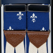 Barathea Braces Fleur De Lys