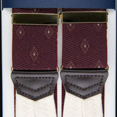 Elastic Barathea Braces Geometrical