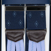 Elastic Barathea Braces Geometrical