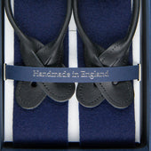 Boxcloth Braces Leather