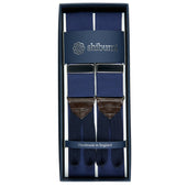 Barathea Braces - Navy