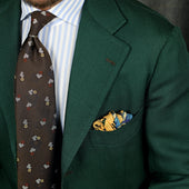 Geometrical Japanese Jacquard Silk Tie