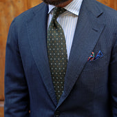 Anniversary Collection Floral Printed Silk Tie