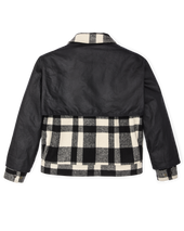 Mackinaw Wool Caped Jacket Plaid