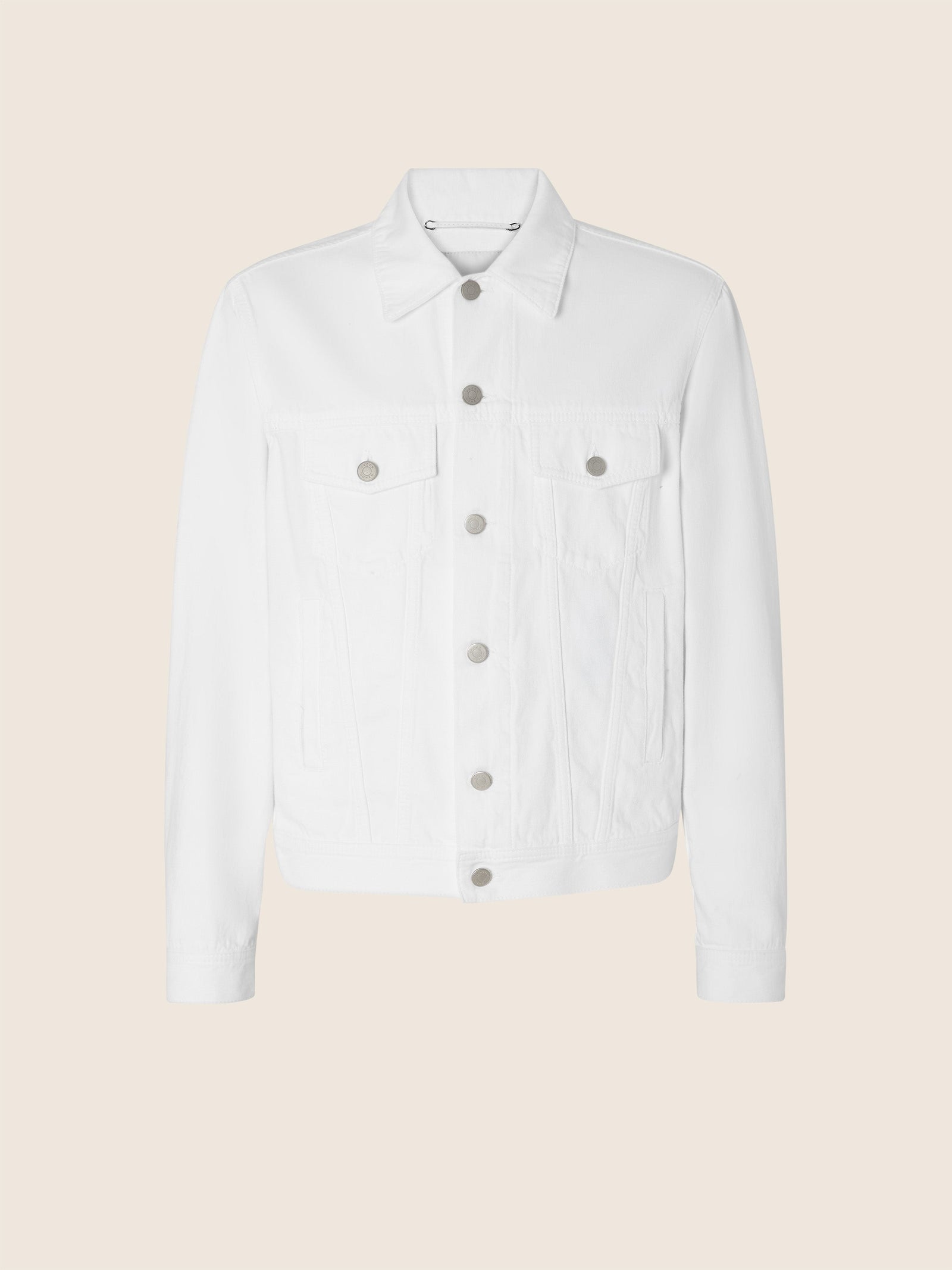 Trucker Jacket In Cotton Bull