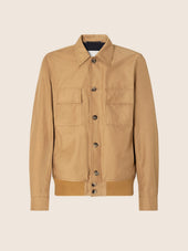 Cotton and Nylon Bomber