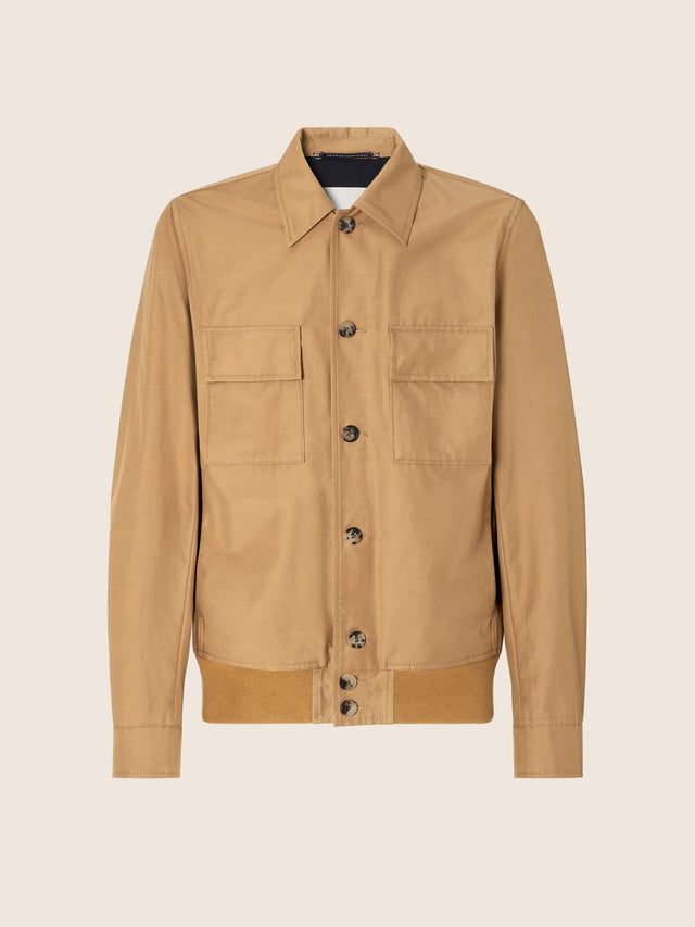 Cotton and Nylon Bomber
