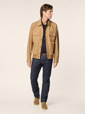 Cotton And Nylon Bomber