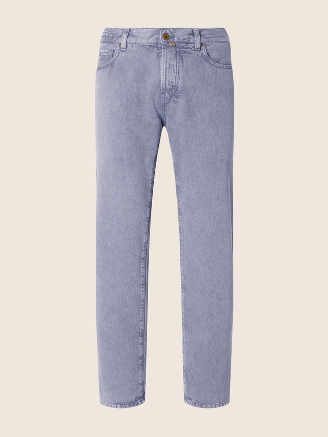 Edo - Pants in Cotton Bull Fabric