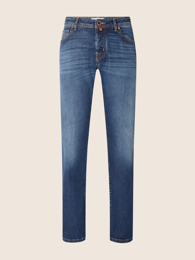 Bard – Stretch Cotton-Silk Jeans