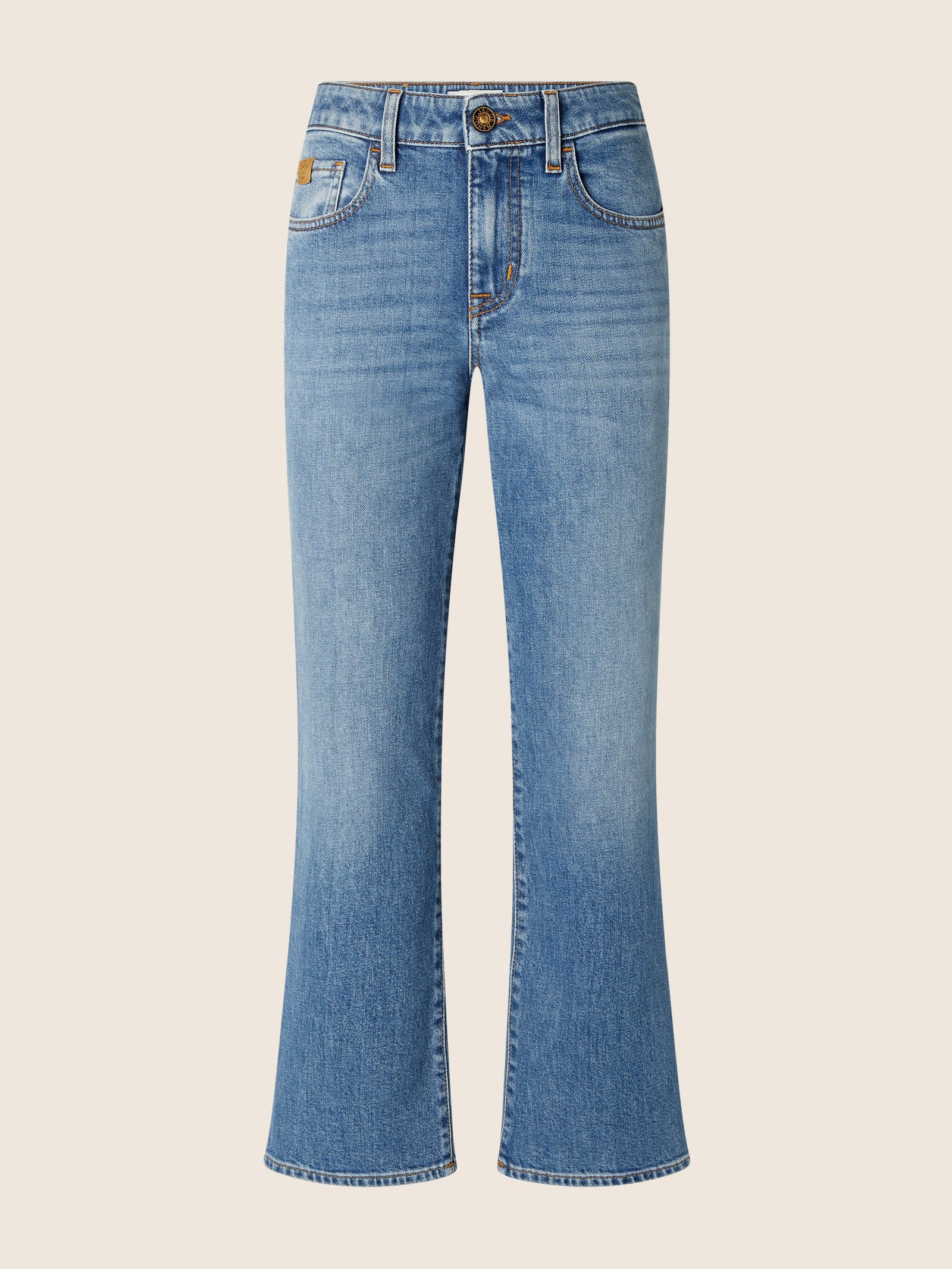 Kate Crop Cotton And Lyocell Comfort Jeans