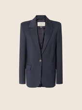 Stretch Wool Twill Blazer