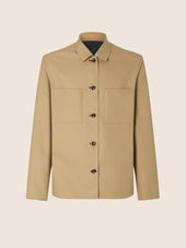 Reversible Sea Island Cotton Overshirt