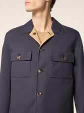 Reversible Sea Island Cotton Overshirt