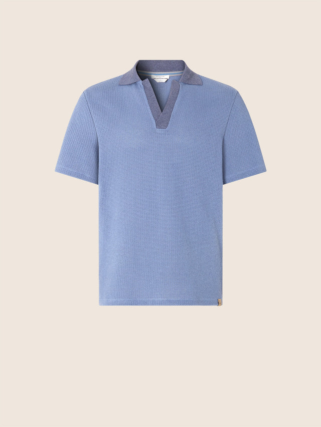 Cotton-Silk Jersey Polo