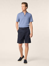 Cotton Silk Jersey Polo