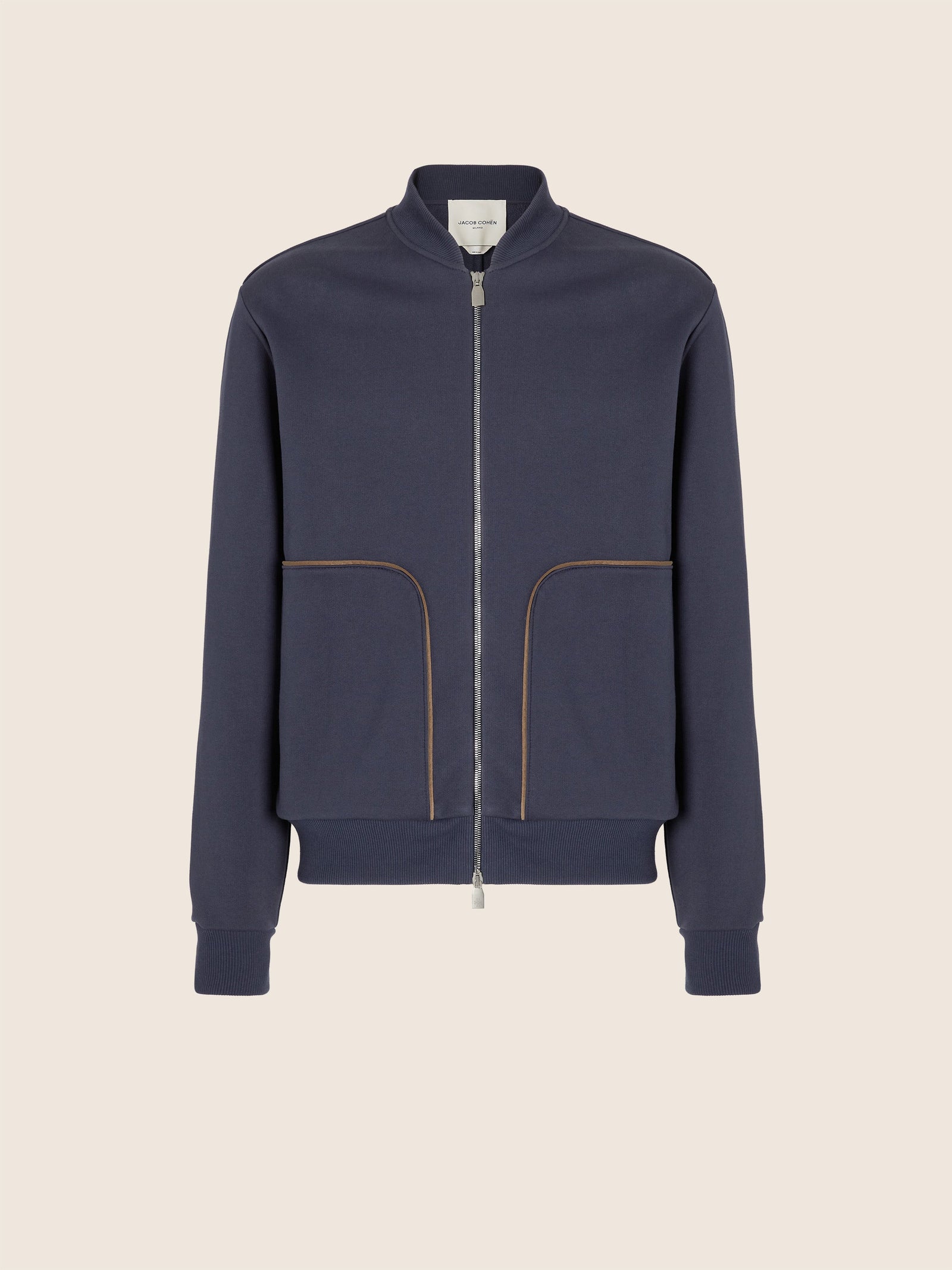 Bomber In Sea Island Cotton Fleece
