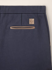 Gray Pants In Sea Island Cotton Fleece