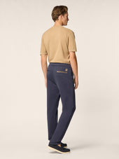 Gray Pants In Sea Island Cotton Fleece