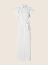 Cupro-Cotton Poplin Dress