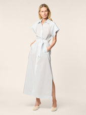 Cupro Cotton Poplin Dress