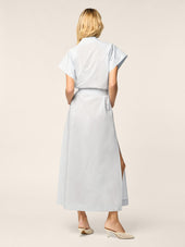 Cupro Cotton Poplin Dress