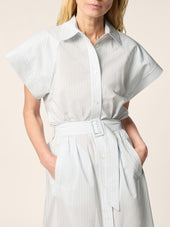 Cupro Cotton Poplin Dress