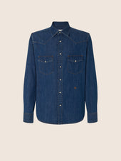 Western Shirt in Lightweight Denim