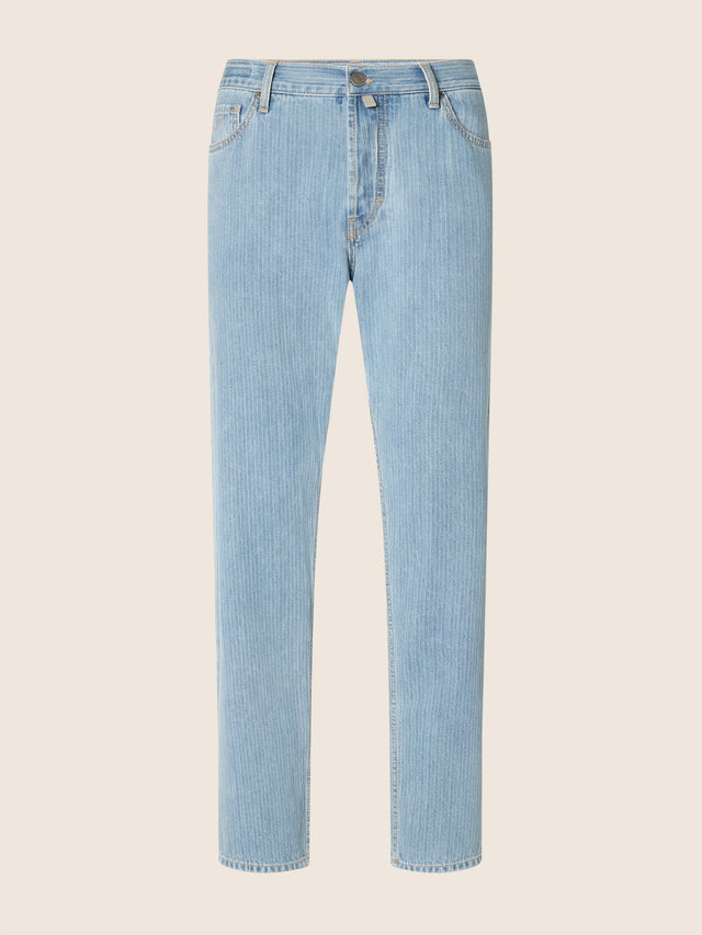 Sean – Jeans in Striped Denim