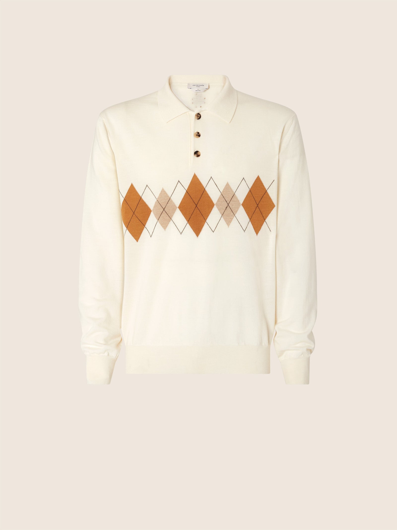 Wool Jacquard Polo