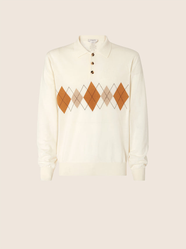 Wool Jacquard Polo